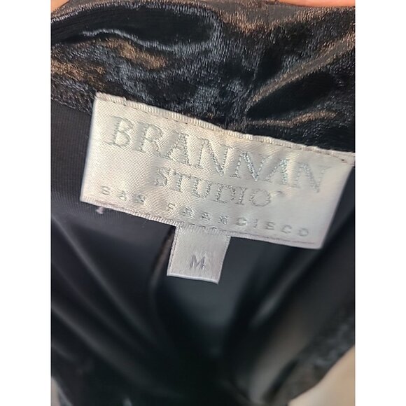 Vintage Crushed Velvet Maxi Dress Size Medium Whimsigoth 1920s Holiday 90s - Picture 7 of 10